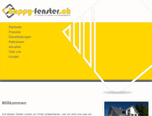 Tablet Screenshot of happy-fenster.ch